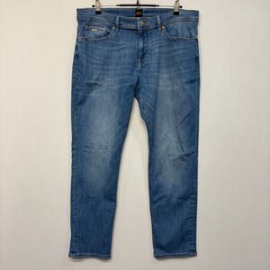 Hugo Boss Men Delaware Slim Fit Jeans Size 36x30 Blue Denim C047 -21